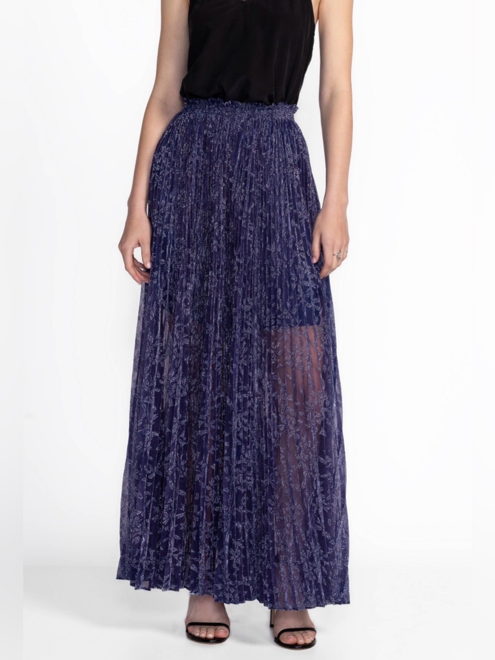 Johnny Was MONTEE PLEATED MAXI SKIRT